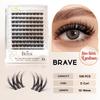 Befer 144pcs Lash Clusters 3D Natural Fluffy Cluster Lashes DIY Lash Extension 10-16mm Hight Quality Soft Super Thin Band Makeup