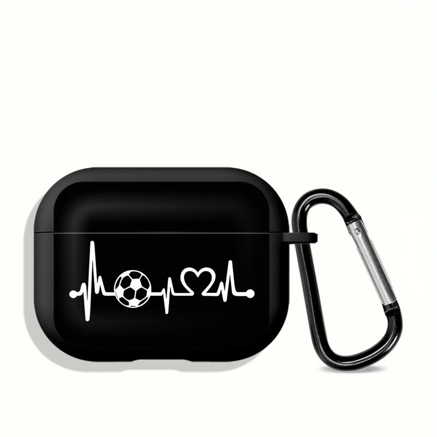 Football Electrocardiogram Earphone Cases Cover Case For Airpods Pro 1 2 3 4 Pro2 Pro3