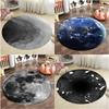 Earth Printed Carpet Moon Galaxy Geometric Pattern Carpet Living Room Sofa Coffee Table Anti Slip Pad Home Decoration
