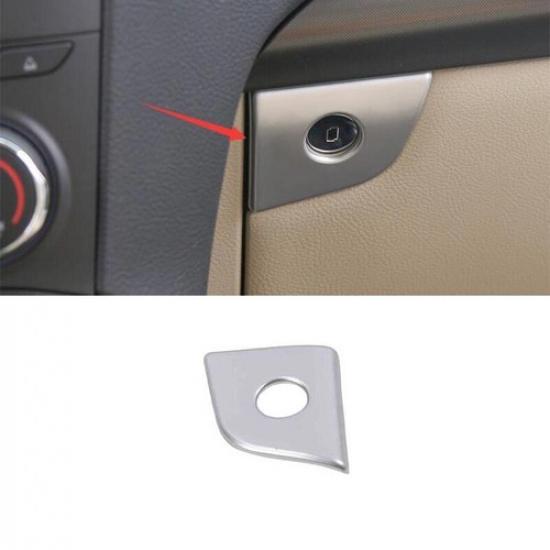 2015- Matte Silver 1PCS For Ford Edge Co-Pilot Storage Box Handle Bowl Trim