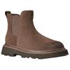 UGG Hybrid Leather Fashion Simple Short Chelsea Boots Men boots Dark-Brown 1171372-MLSS