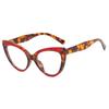 Gradient Color Fashion Cat Eye Glasses Frame Women Brand Designer Eyeglasses Ladies Transparent Optical Spectacles Eyewear