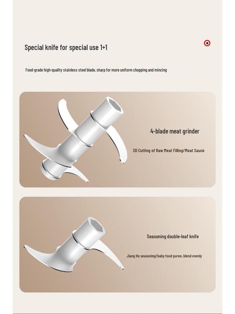 Portable Wireless Multifunctional Food-grade Electric Food Processor