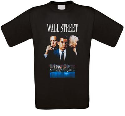 Unisex Shirt Cotton Oversize Large Size Wall Street Gordon Sheen Gekko Cult Movie T Shirt All Sizes
