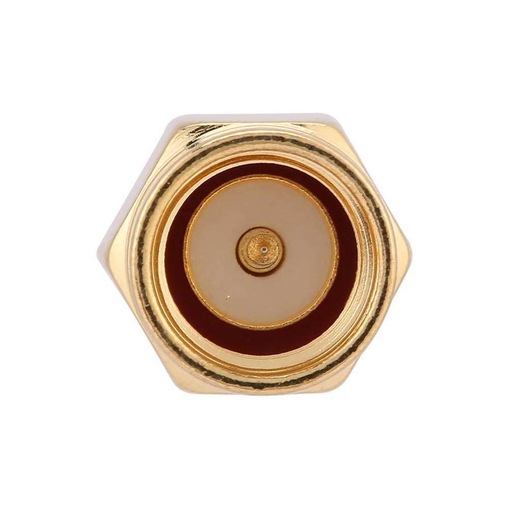 5PCS Durable Low Loss SMA Male To SMA Female Coaxial Connector Gold Adapter Set SMA Connector Coax Connector FPV Drones