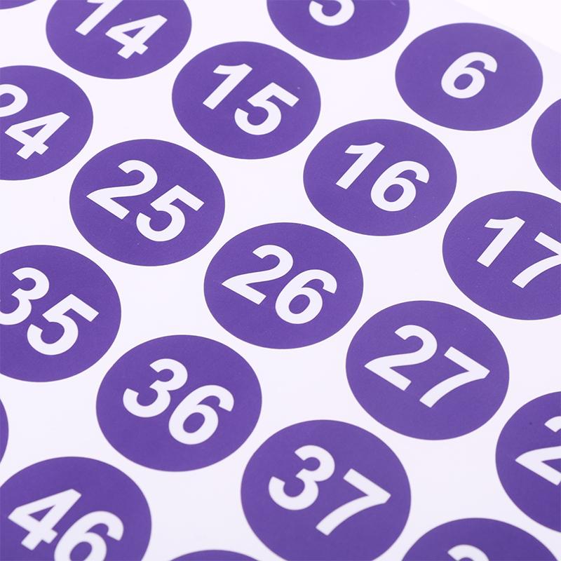 4 arkusze 2,54 cm Naklejki Cyfrowe 1-200 Kolejne Numery Samoprzylepne Etykiety DIY Butelki do Lakieru do Paznokci Zastawa Stołowa Dekoracje do Scrapbookingu
