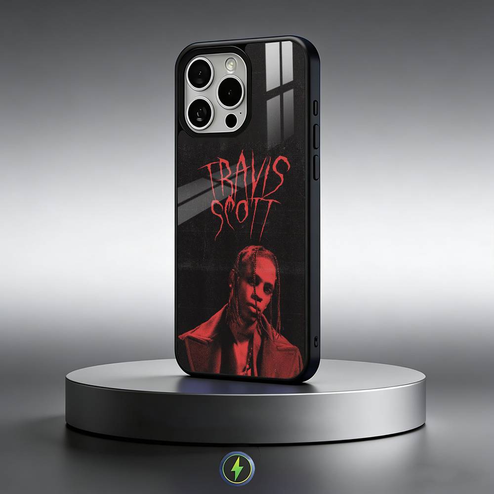 Singer T-Travis Scott Phone Case For iPhone17,16,15,14,13,12,11 Plus,Pro Max Magnetic For Magsafe Wireless Charging