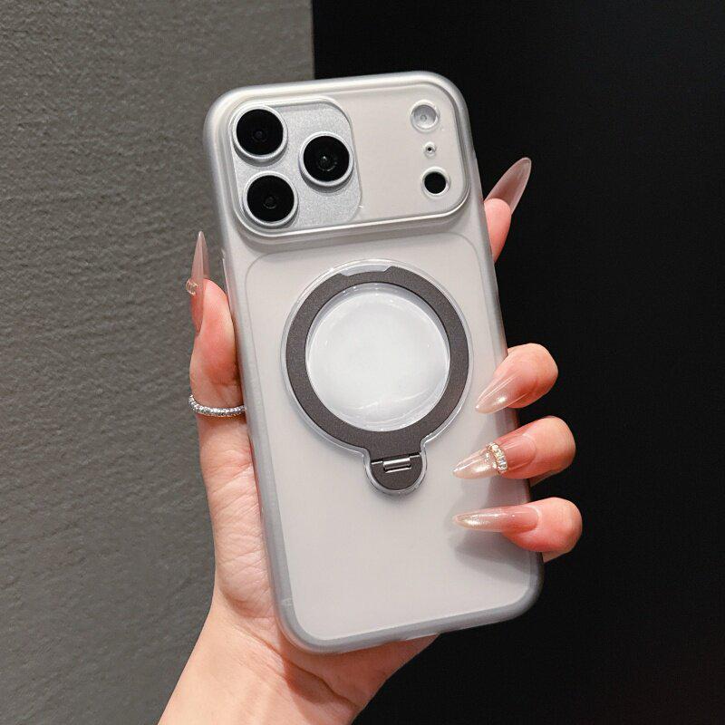 

iPhone 17 Pro Max Ice Mist Magnetic Bracket Case, Drop-proof Protective for Apple 16 16 PRO