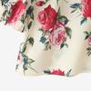 ZANZEA Women Casual Round Neck Floral Print Short Sleeve Blouse