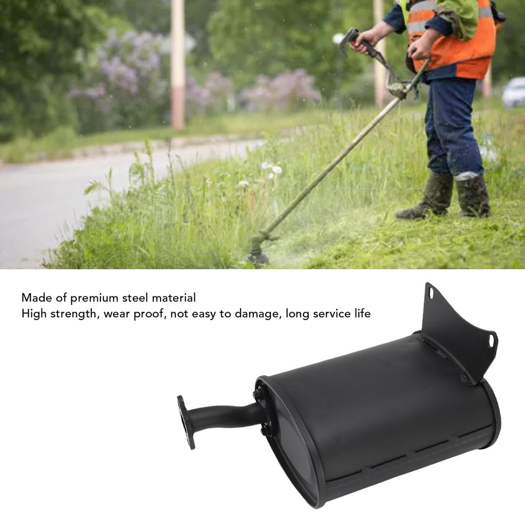 Generator Muffler for GX340 GX390 11HP 13HP Steel Generator Muffler Replacement for 440cc 337cc 338cc 389cc 420cc 439cc 459cc