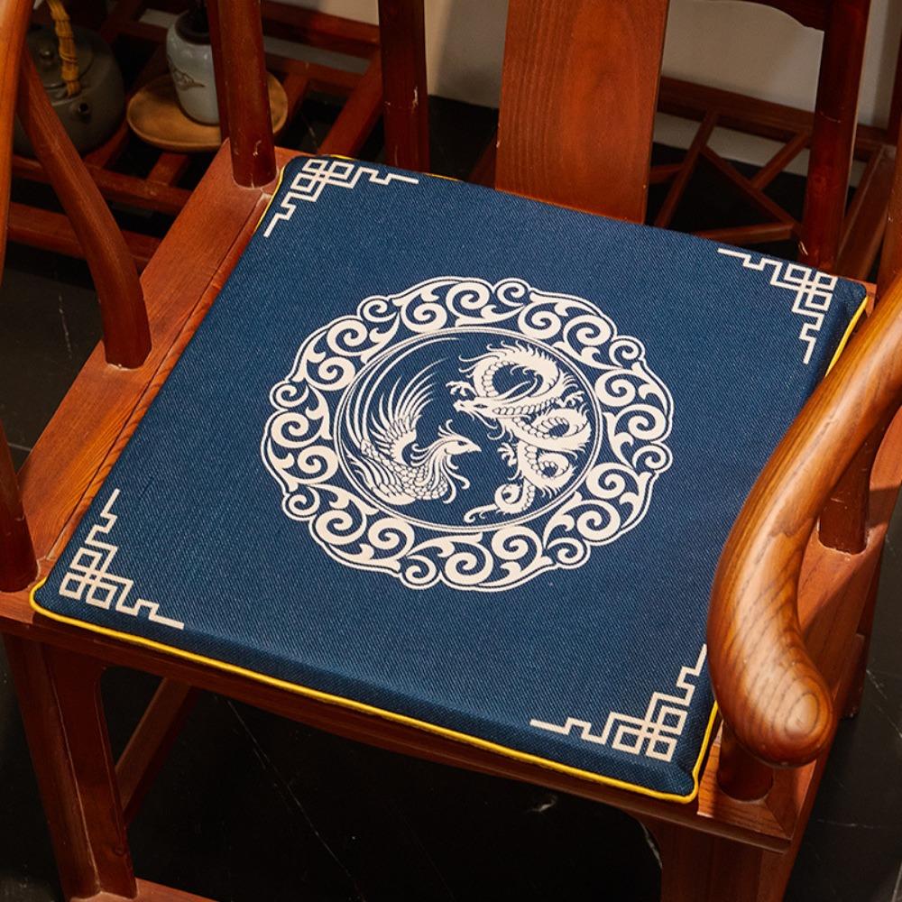 Redwood Sofa Cushion Thickened Seat Pad for Chinese Dining Chair Solid Wood Furniture Armchair