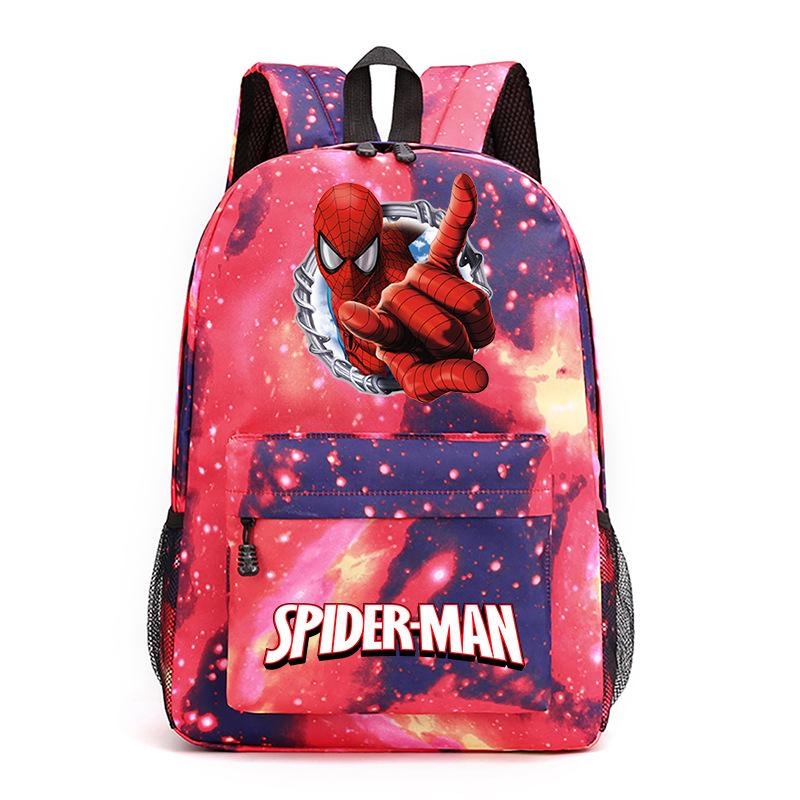 Zaino Marvel Spider-Man Zaino per Studenti Zaino per Adolescenti Cartone Animato Zaino Scolastico per Bambini