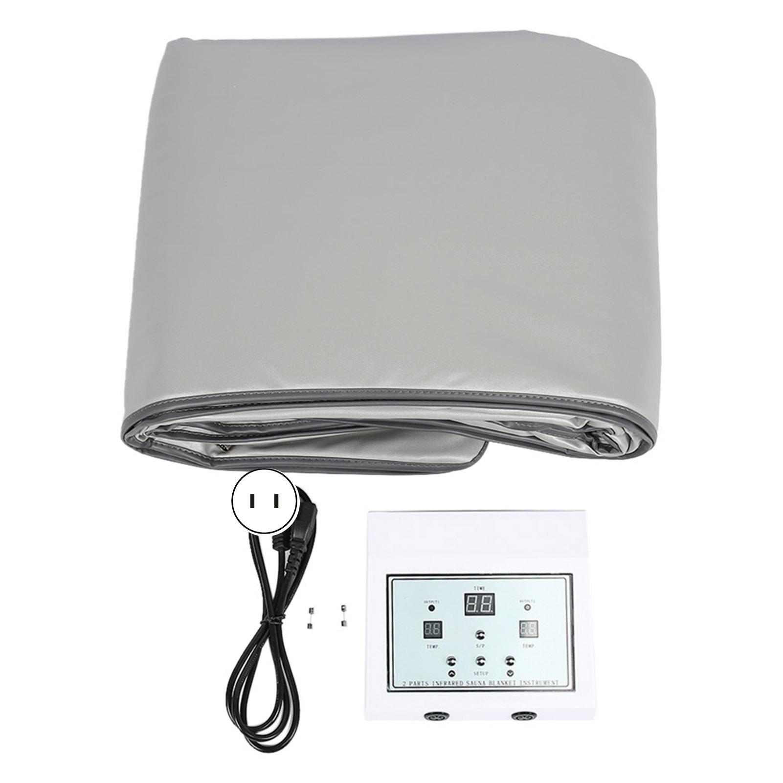 

Far Infrared Adjustable Sauna Heating Blanket Detoxification Body Slimming Blanket (US Plug)