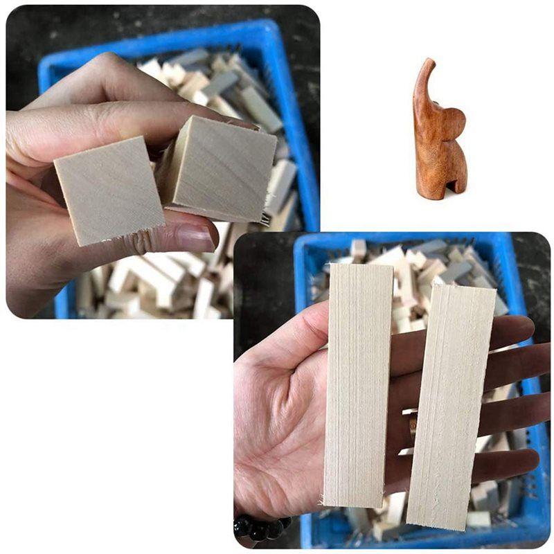 30Pcs Basswood Carving Blocks For Wood Beginners Carving Hobby Kit DIY Carving Wood