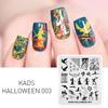 kads Halloween Serie 11 Design Neglekunst Mal Bilde Mal Neglestemplingsplater Stensiler Verktøy
