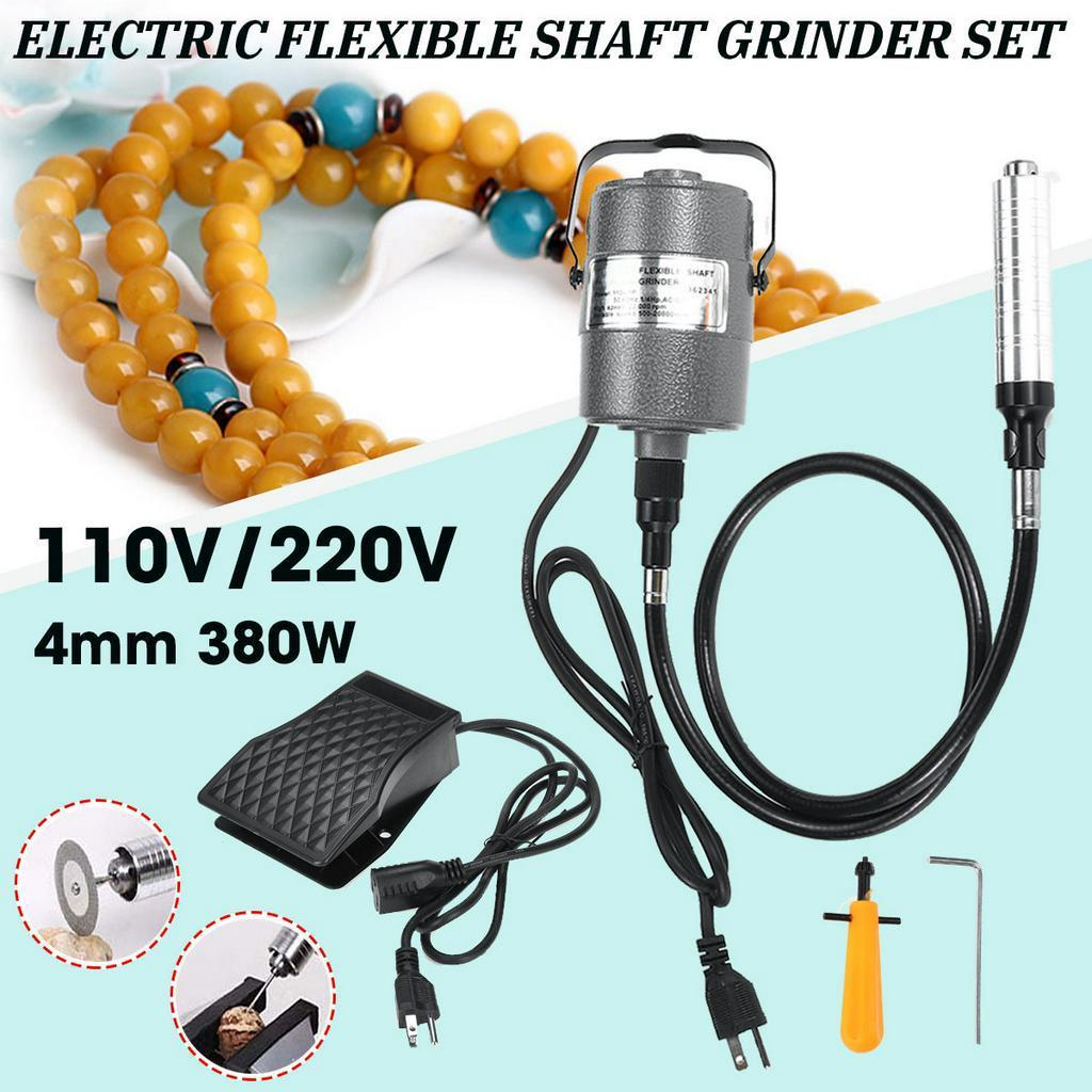

110V 4MM 380W 22000r/min Hanging Mill Flexible Shaft Motor Jewelry Design & Repair Tool Kit