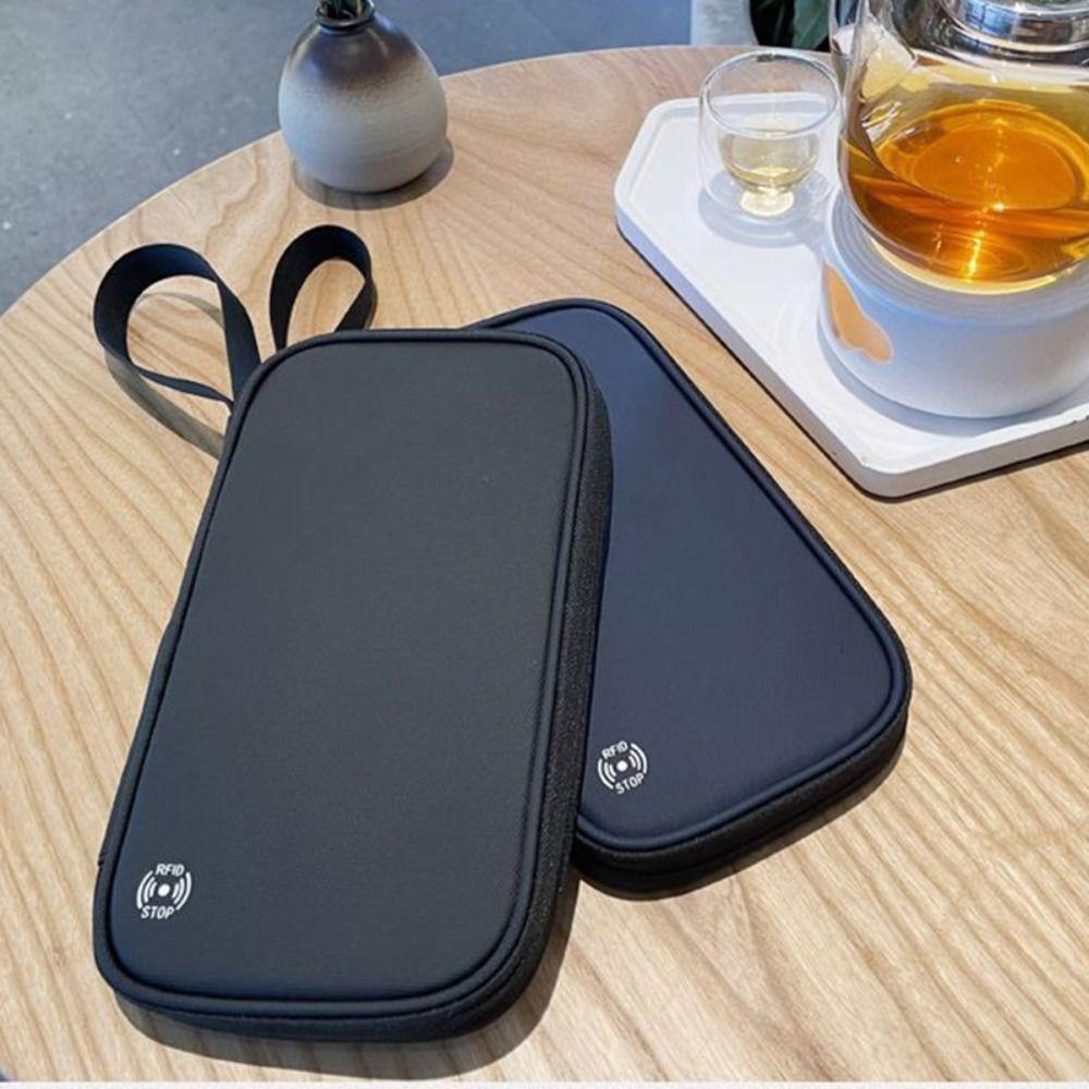 Travel Wallet Family Passport Holder Travel Documents Organizer Durable Waterproof Passport Case with RFID Blocker for Men Women
