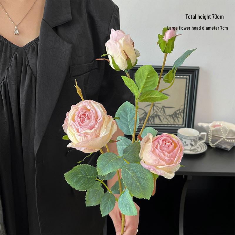 Flori Artificiale Seria Violet: Floral Decorativ Elegant pentru Casă, Nuntă, Cameră Model și Decor Moale.