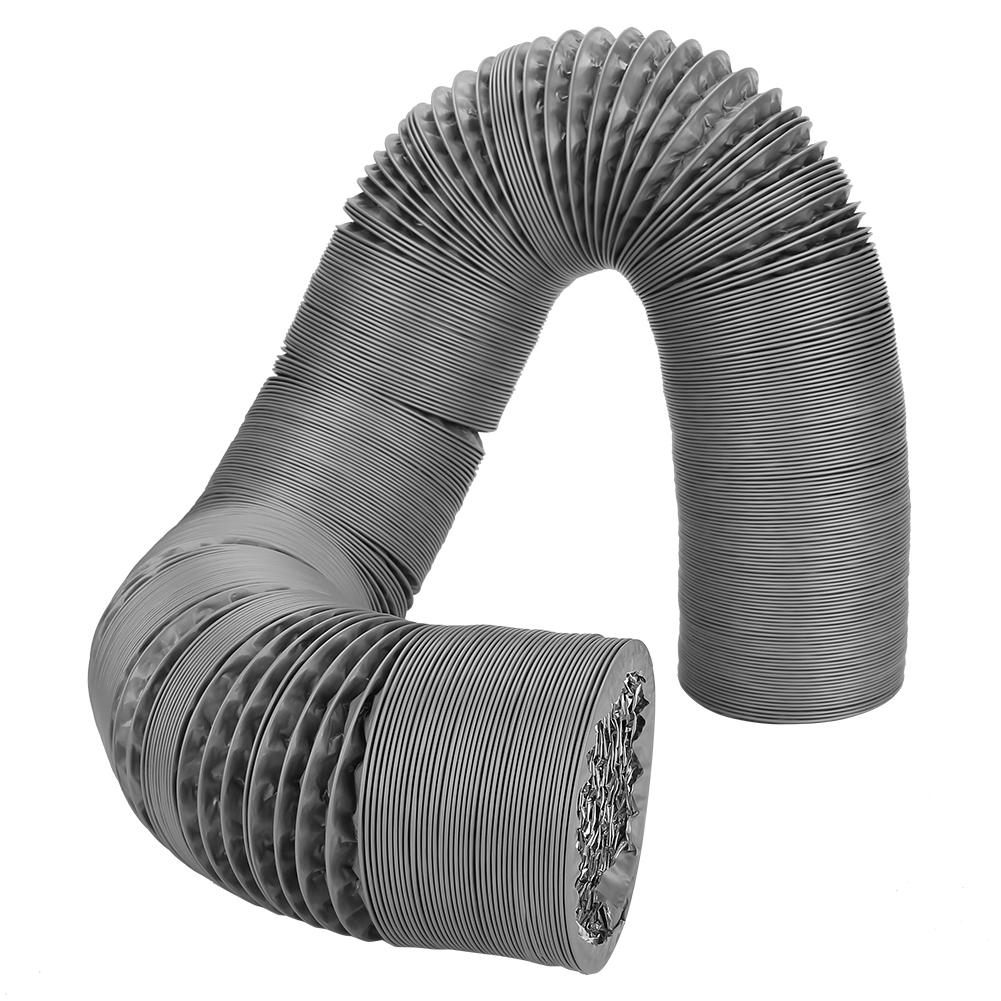 Verdickte Doppelschicht-Aluminiumfolie Flexible Lüftungskanal Abluftschlauch für Ventilator