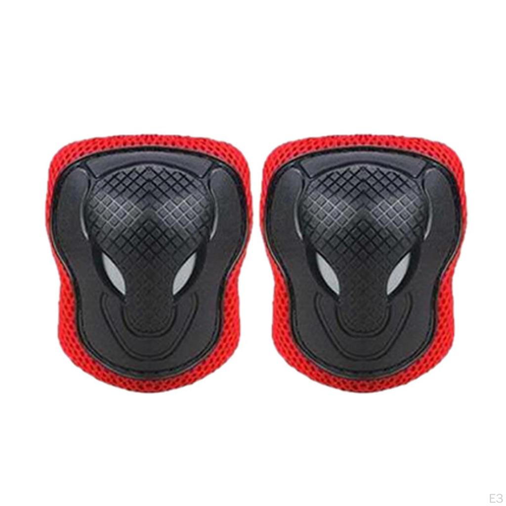 6Pcs Kids Elbow Wrist Knee Pads Protective Gear Skate Cycling