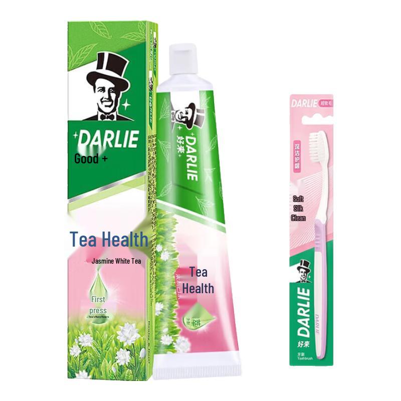 

Darlie Jasmine White Tea Toothpaste with Toothbrush