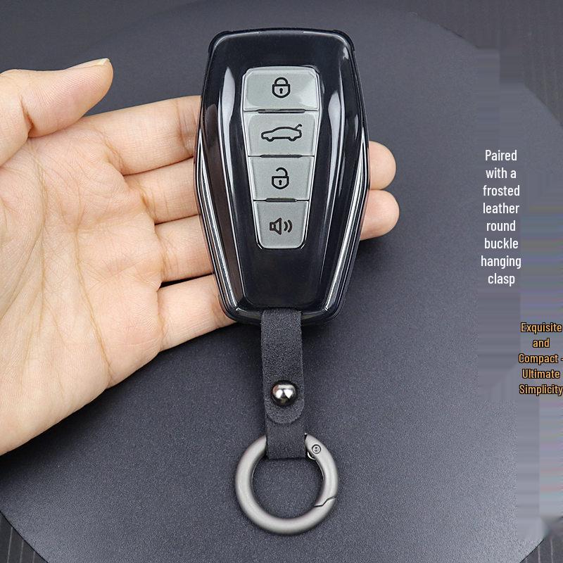 Ultra-Thin Transparent Key Case for Geely Emgrand, Binyue, Boyue, L, Xingyue, Xingrui, Binrui, Haoyue – Full Coverage Protection