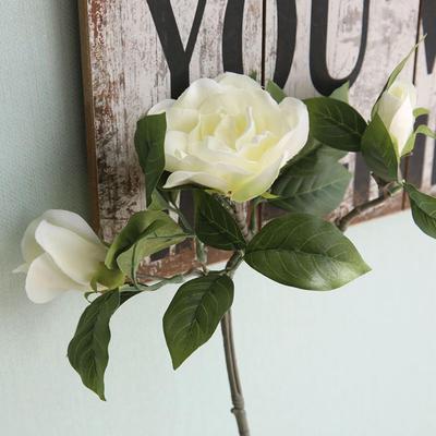 Beautiful Artificial Silk Flower Gardenia Flowers Bouquet Home Wedding Decor New