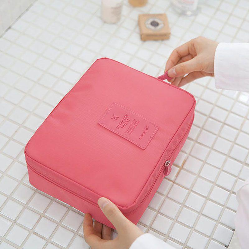 Storage Makeup Bag Toiletry Case Hanging Wash Pouch Cosmetic Travel Organizer