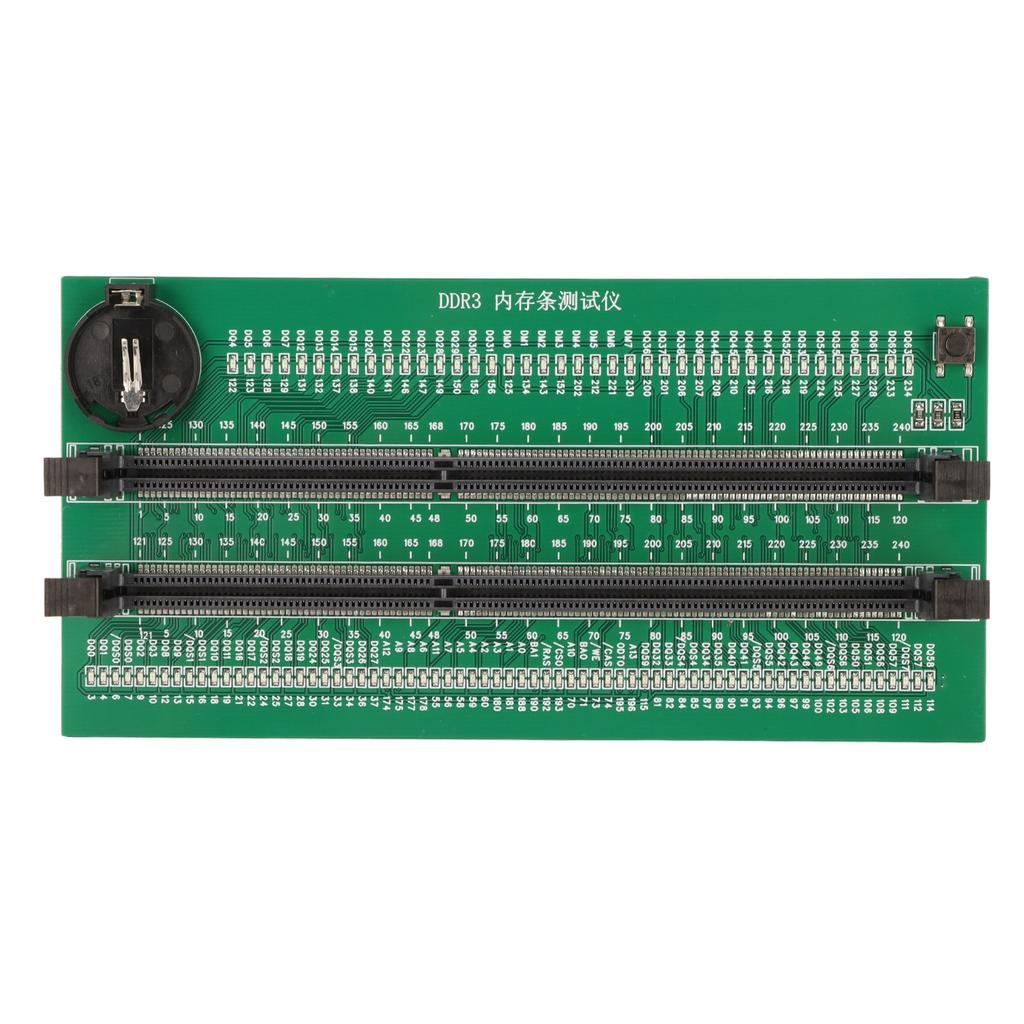 DDR3 Memory Tester PCB DDR3 Memory Test Card with 110 LED Indicators for Desktop Computer DDR3 Memory