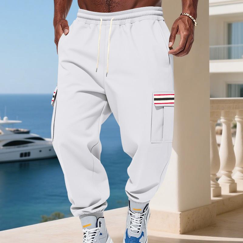 2026 Autumn and Winter New Style Simple Solid Color Casual Versatile Fashion Trend Trousers S белый