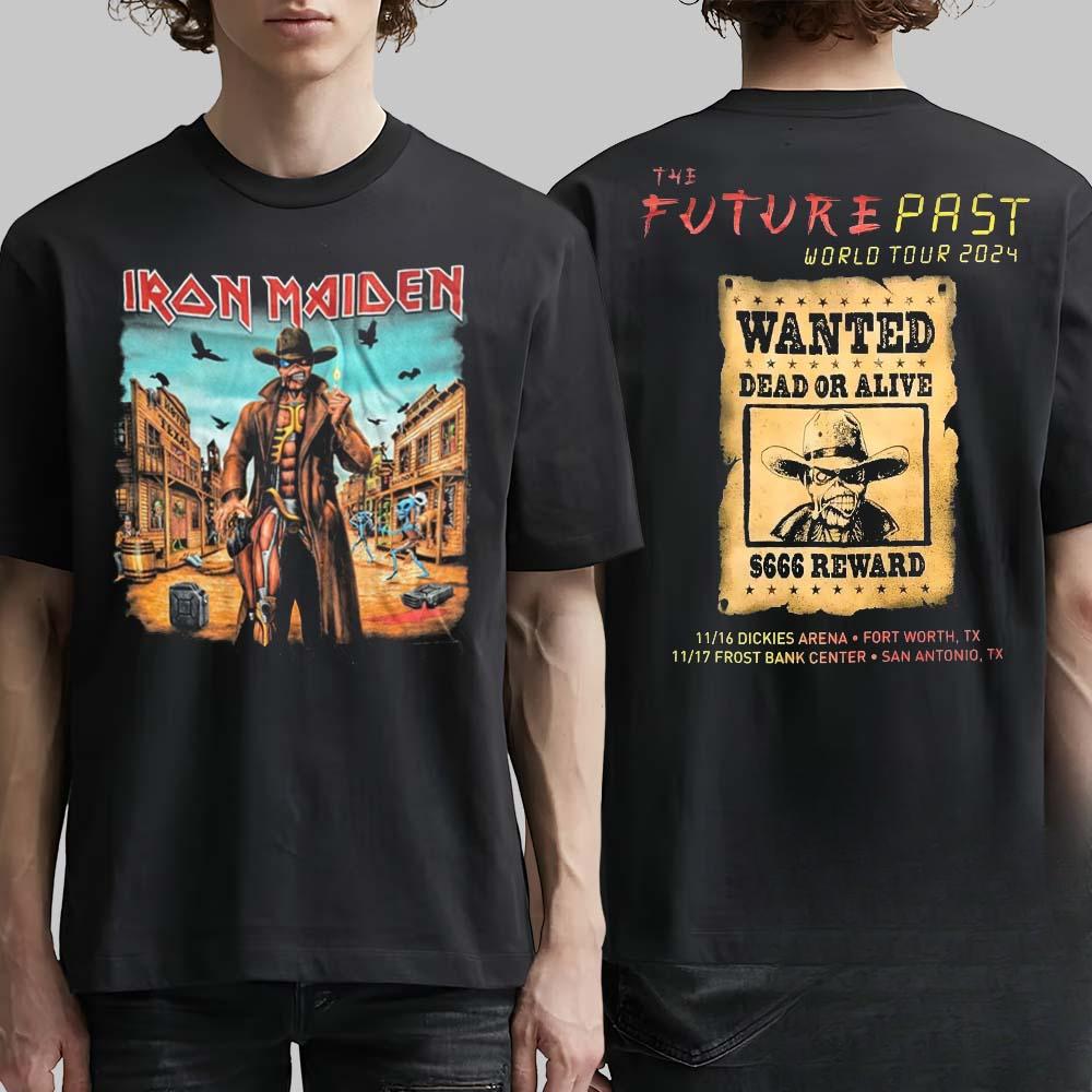 2026 Best Ir Madien Das Retro-Band-T-Shirt ist 100% reine Baumwolle bedruckt High-End-Luxus ist für Männer und Frauen Top Y2k