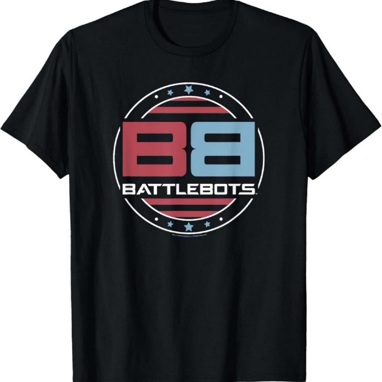 Футболка с патриотичным американским флагом в круге от BattleBots S