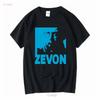Hot Popular Warren Zevon Black T Shirt Cotton  Vintage Washed Fashion Streetwear Breathable Slightly Stylish Comfortable Casual