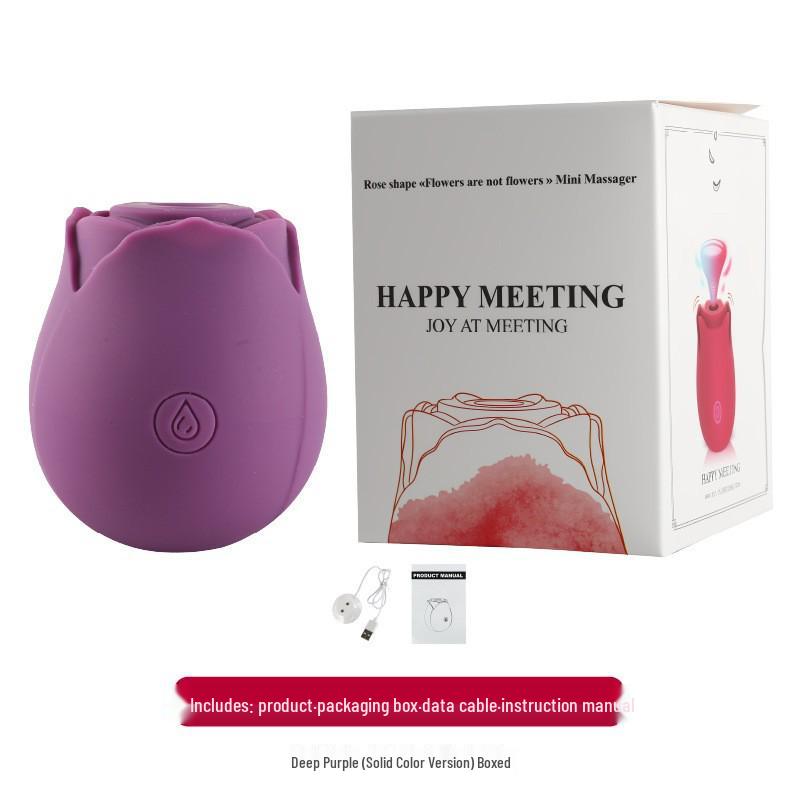 Xiang Jian Huan Rose Flower Vibrating Masturbator for Women - Multi-Frequency Vibrator for Adult Use, In Stock