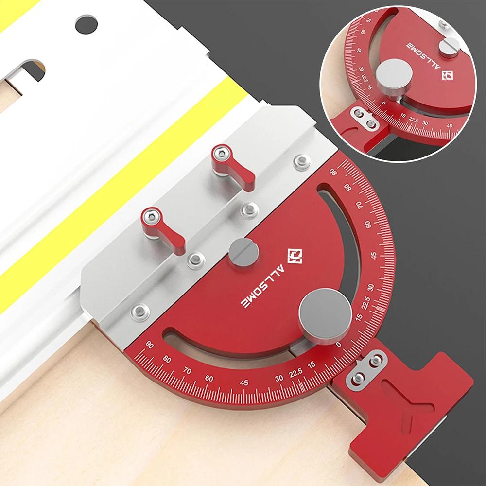 Track Saw Guide for Makita Festool DeWalt Guide Rail, Router Table Band Saw Square Right Angle Guide Angle Stop Miter Gauge