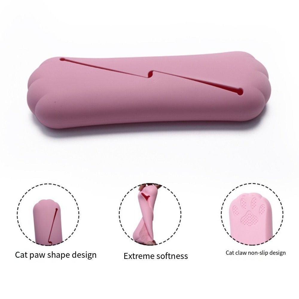 Waterproof Makeup Brush Holder Silicone Cosmetic Brushes Pouch Makeup Bag  Travel
