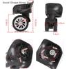 Universal 360 Degree Swivel Wheels for Suitcase Luggage Trolley - 4Pcs High-Quality Wheel Tools