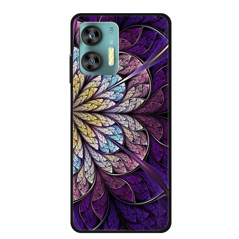 Pro Oukitel C36 C35 Pouzdro Luxusní TPU Měkké Silikonové Pouzdra na Telefon Zadní Kryt pro Oukitel C35 OukitelC36 Nárazuvzdorné Květiny Fundas