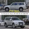 Car TPU/Glossy Mirror Pillar Post Cover For Mitsubishi Pajero V97 V93 V79 V73 2008- Door Trim Window Molding Stickers 8pcs