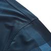 Camicia da uomo a righe a maniche corte con colletto alla coreana e fantasia dritta, T-shirt formale, Abbigliamento quotidiano