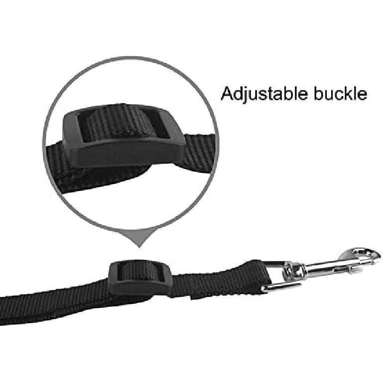 3 Way Dog Leash + a Collapsible Travel Bowl, Nylon Adjustable Coupler No Tangle Detachable 3 In 1 Multiple Dog Pet Cat Puppy Leash with Soft Padded