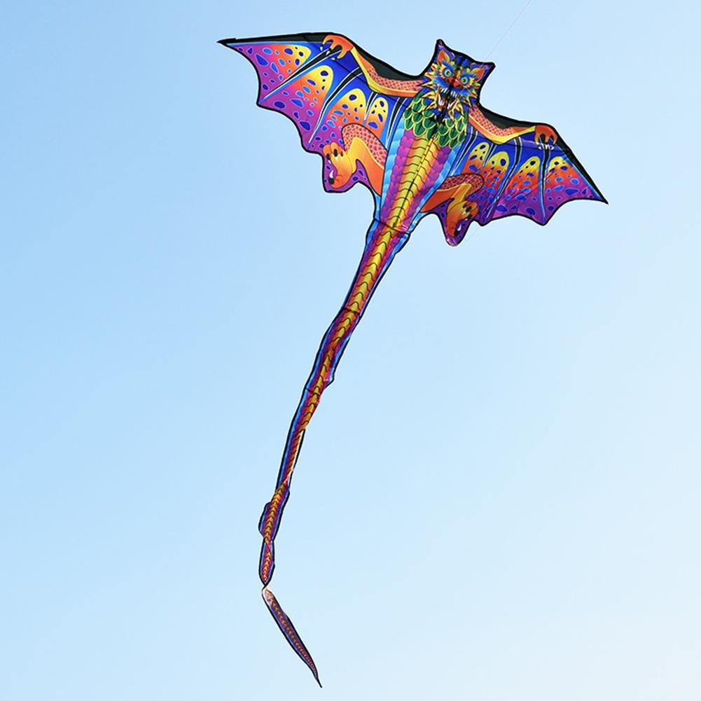 Buy Colorful Bat Kite With 30M Kite Line Children Kite Y7I6 Beach Gifts