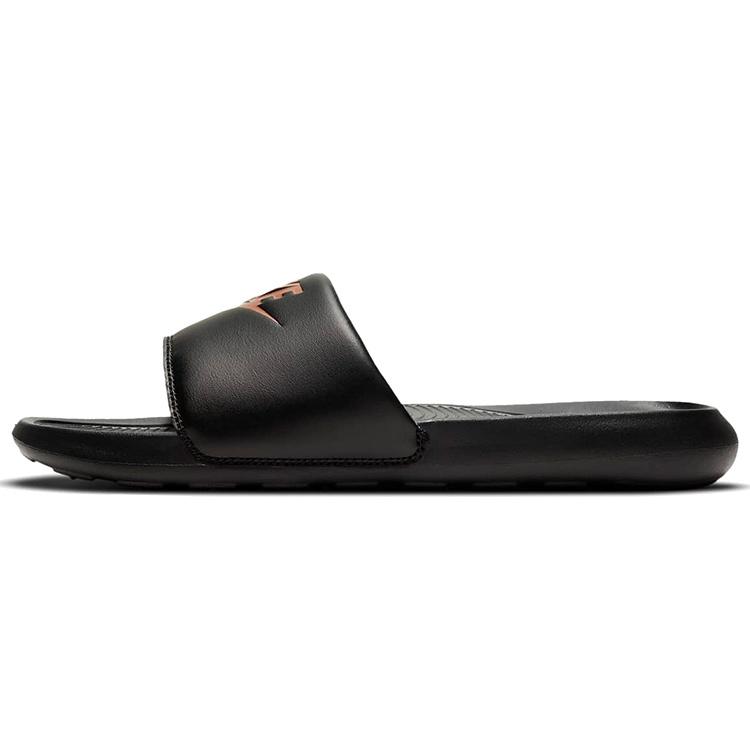 (WMNS) Nike Victori One Slide Black Metallic Red Bronze Women s CN9677-001 EU 35.5
