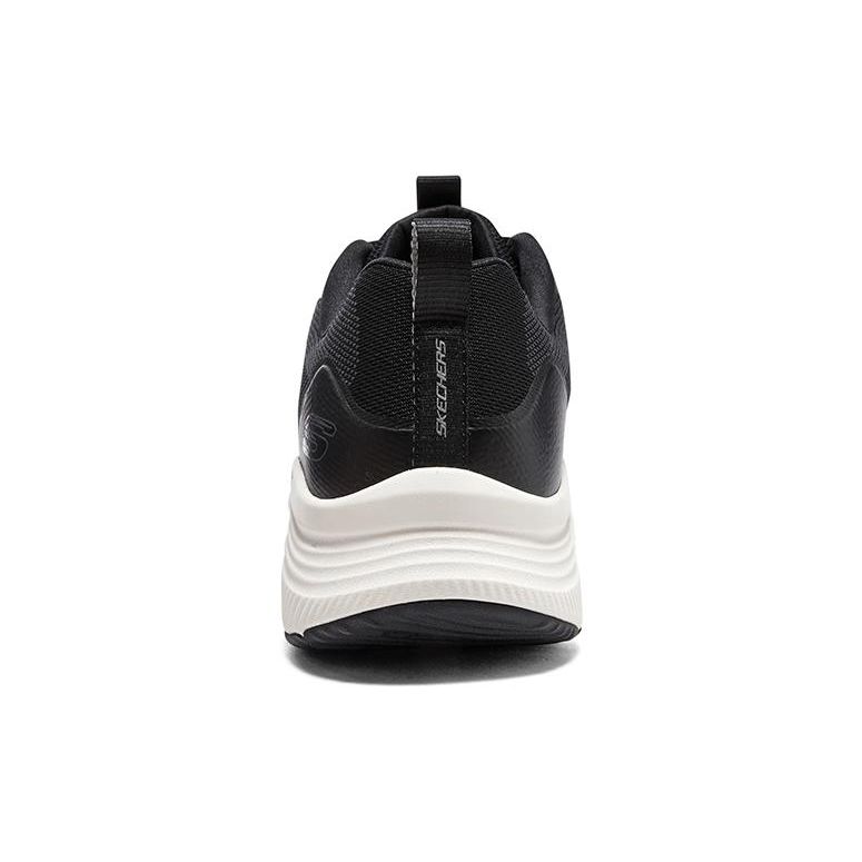 Skechers D'lux Fitness Men Black White Low Top Running Shoes Comfort Cushion Wear Resistant 232617-BKGY