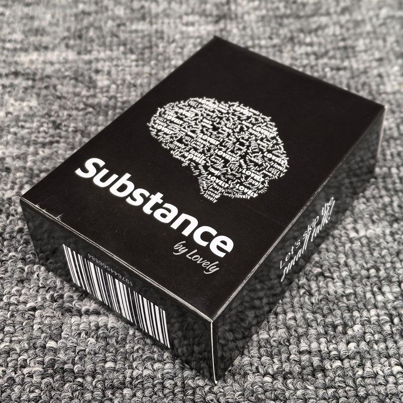 Substance by lovely Card Game Deep Conversation Cards for Adults Party Games Meaningful Connection Building Family Friends