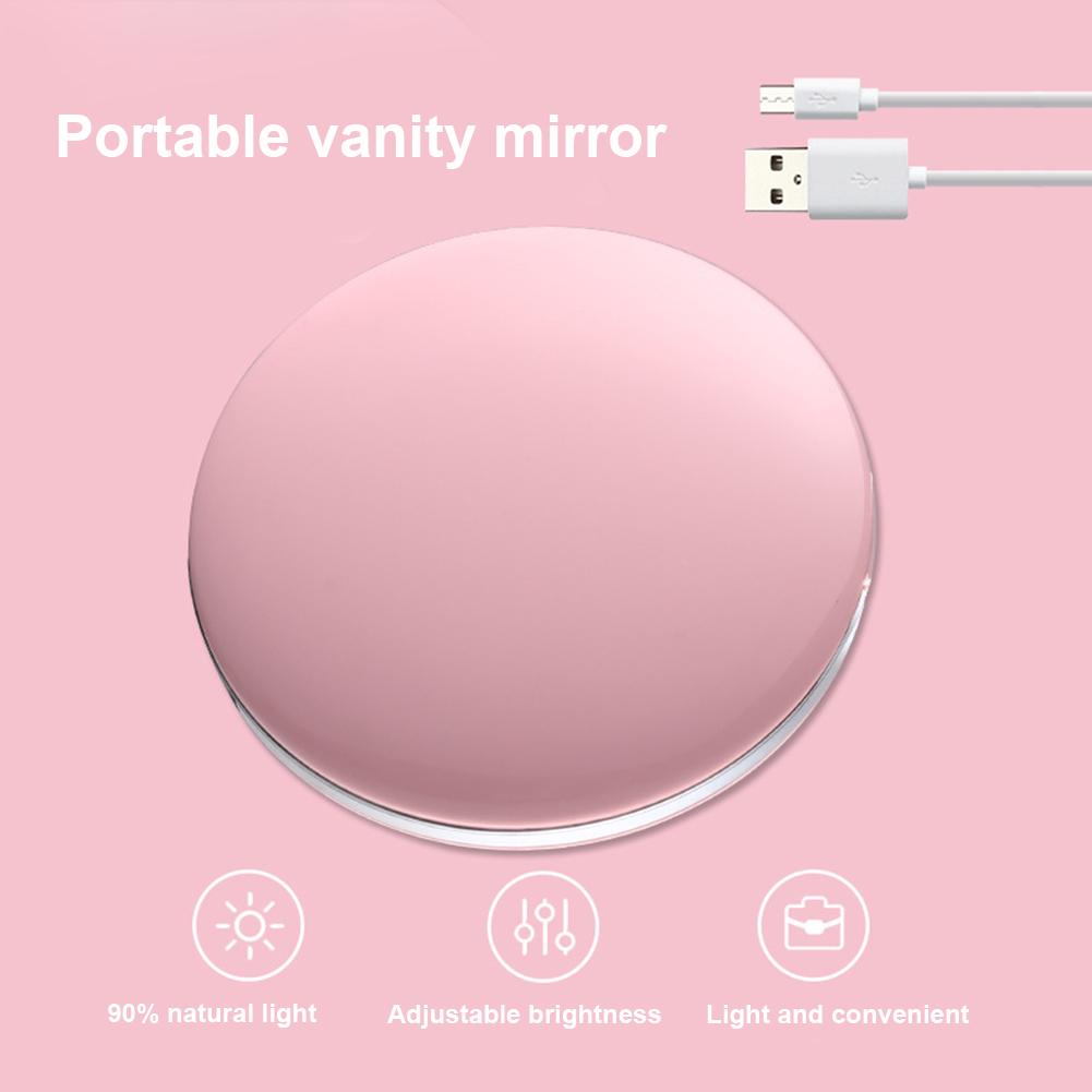 Buy Compact Makeup Mirror Portable Lighting Mirror 1X/5X Magnifying for