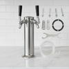 Stainless Steel Beer Dispenser Clear Tubing Dispensing Column Polished Bar Equipment