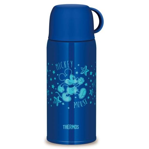 Thermos Vacuum Insulated 2-Way Bottle, Disney Mickey Mouse, 630ml/600ml, Blue Star FHO-600WFDS BLS