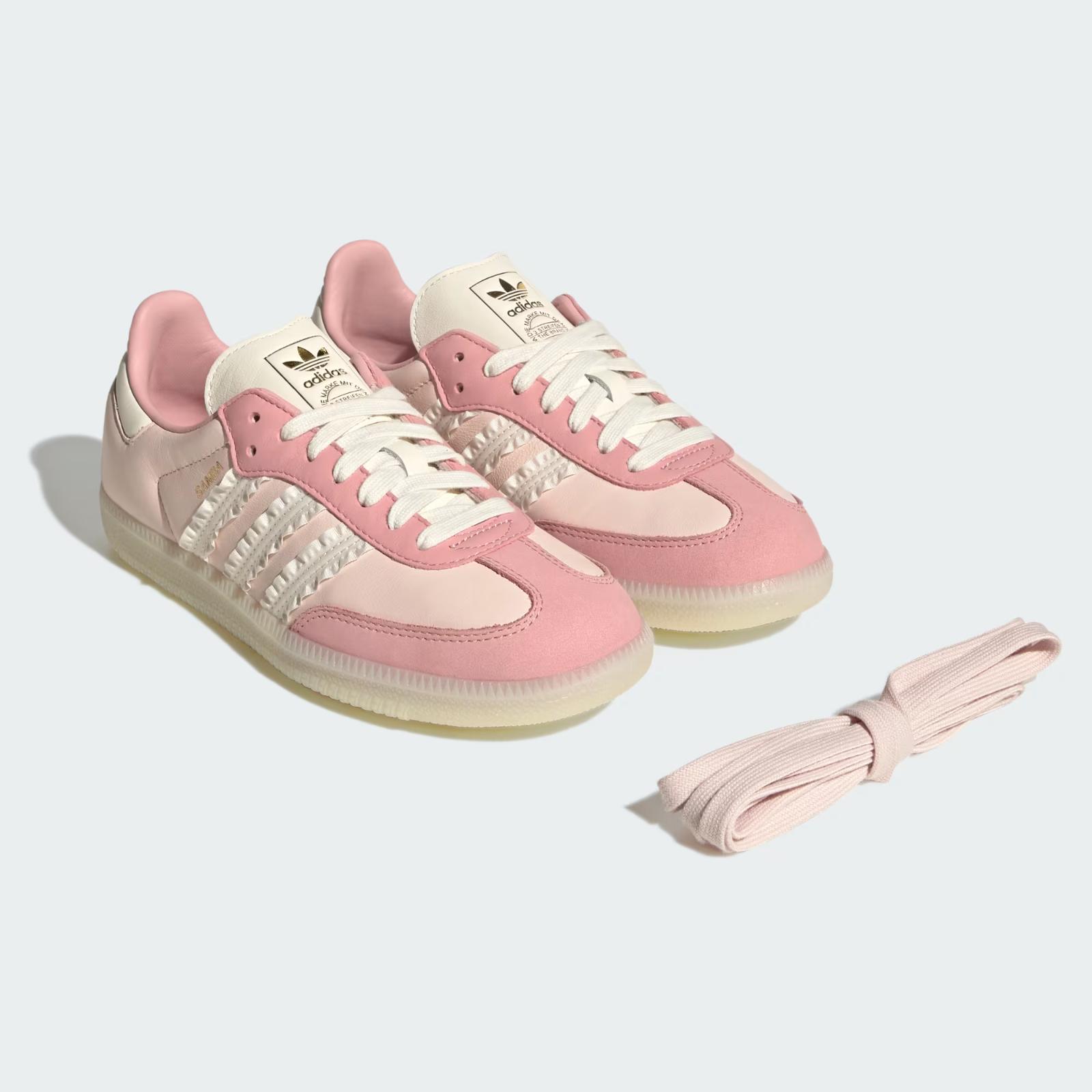 JR8830 adidas Originals Samba Ruffle Stripes Wonder Mauve (Women s) 5W