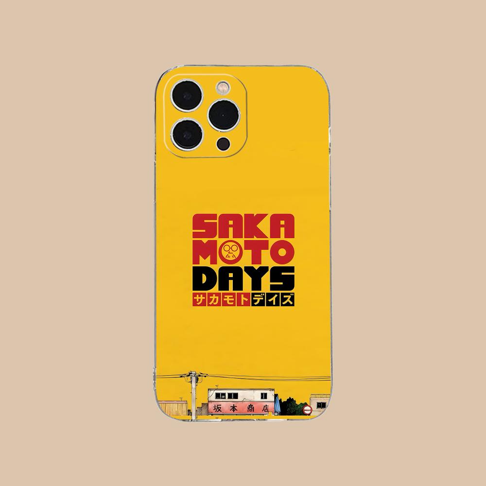 

Sakamoto Days Mobile Phone Case for iPhone 17 16 15 14 13 12 11 X XR XS Air Pro Max Plus Mini Clear Colorful Cover Pretty Cover iPhone XS Max